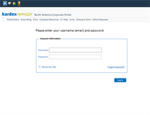 Tablet Screenshot of portal.kardexremstar.com